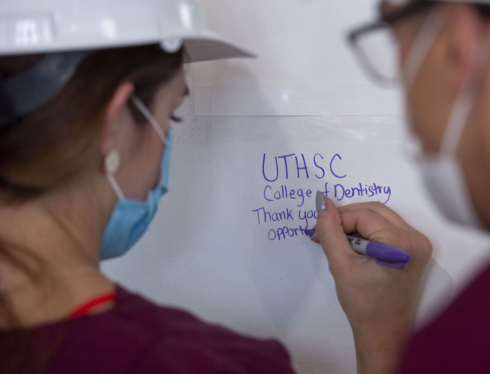 Healing Hands Dormitory Wall Signing